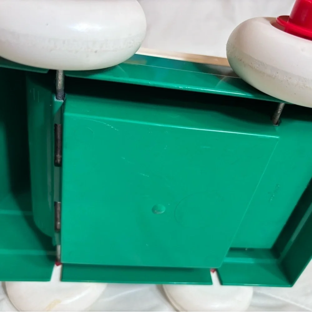Vintage 1983 Johnson & Johnson Stack And Dump Lift Truck Vehicle with 15 Shapes